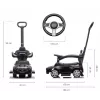 Ride-on push car milly mally Mercedes C-Class Black, model 6107