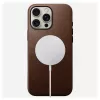 Mobile phone cover Nomad NM01389385 for iPhone 16 Pro Max, 17.5 cm (6.9 inch), brown, aluminium/PC/microfibre/leather