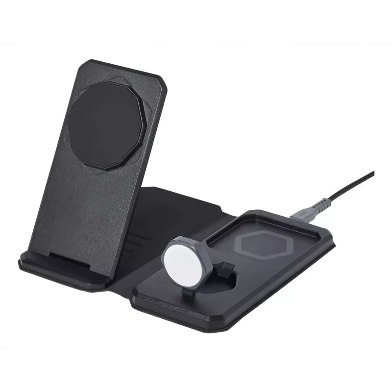 3-in-1 Headphones Urban Armor Gear SRGE Wireless Charging Black Grey