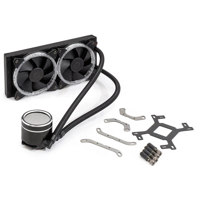 All-in-one liquid cooler BitsPower Cyclops 240 — Black/Silver, 240 mm radiator
