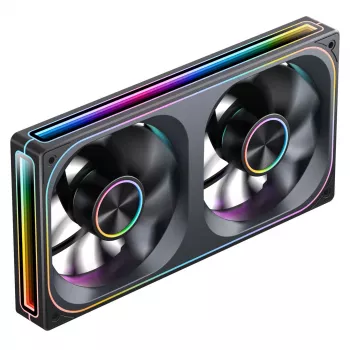 Jonsbo ZA-240 Infinity Mirror ARGB 240mm PWM liquid cooler radiator with ARGB fans