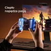 Portable electric heater Ocoopa UT4103 — rechargeable hand warmer, 4 heat levels, 10000 mAh, aluminium, blue