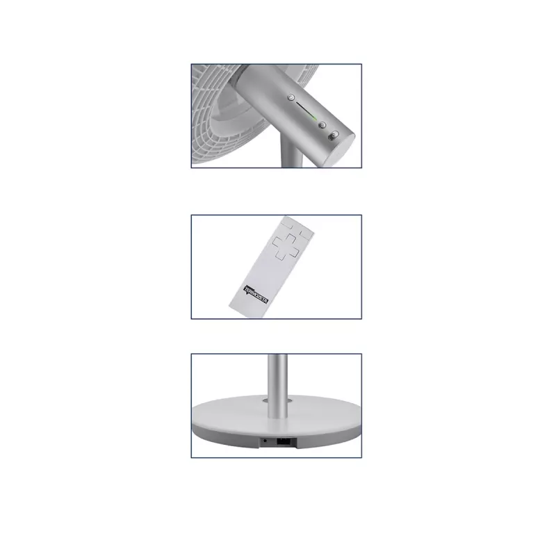 Household bladeless fan, Termozeta, Airzeta Titanium Cordless