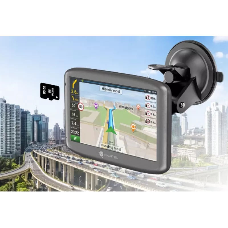 Navitel E501 Navigator 12.7 cm (5 inch) TFT Touchscreen Grey