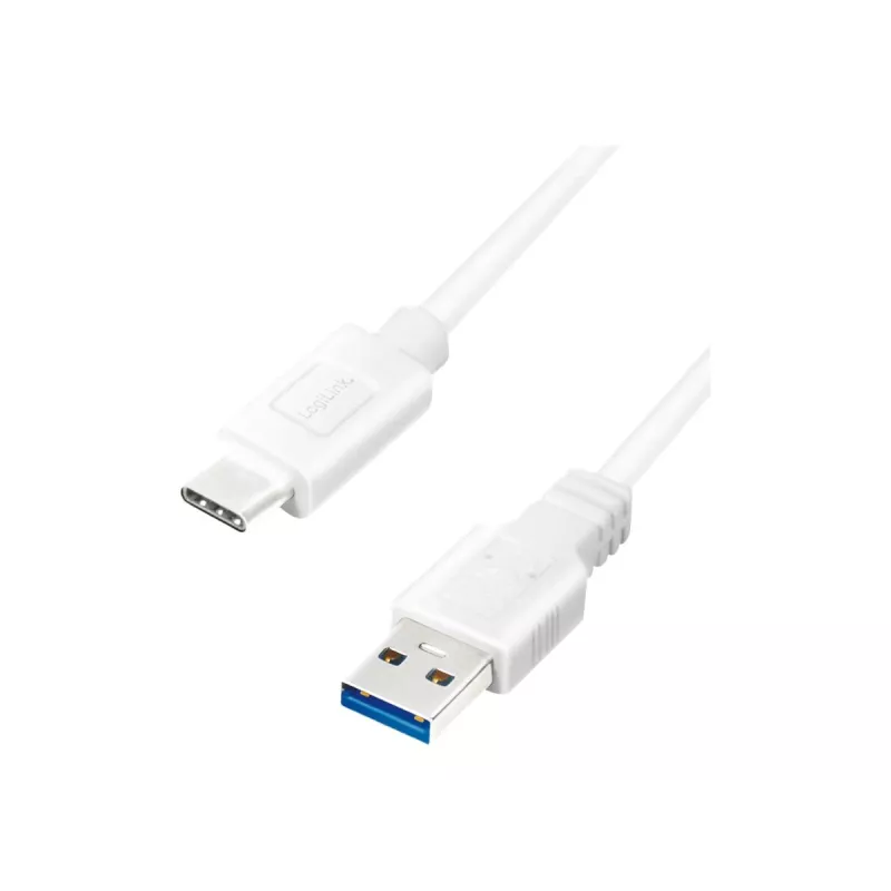 USB Cable LogiLink CU0174 USB 3.2 Gen 1 1m USB A USB C White