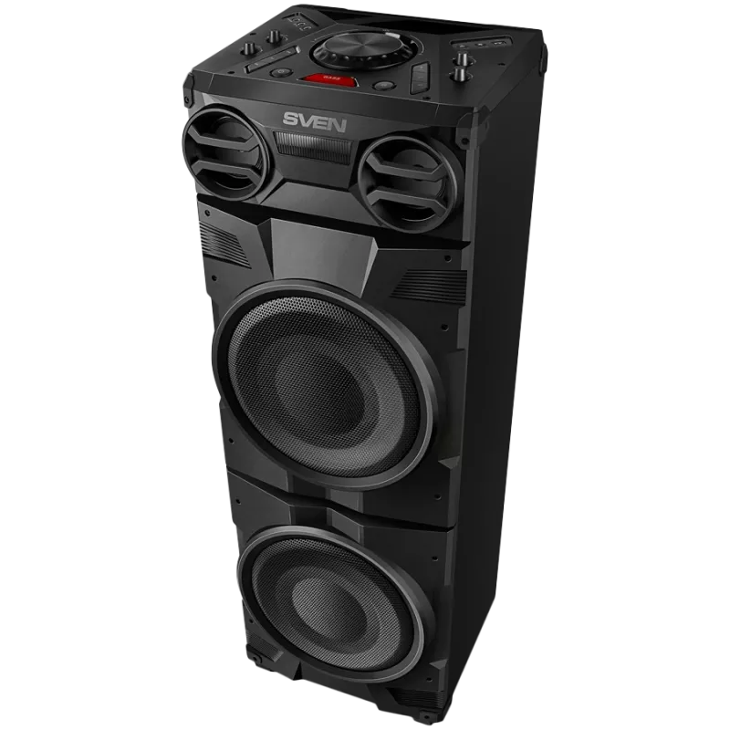 Speaker SVEN PS-1900, black (1000W, TWS, Bluetooth, FM, USB, LED-display, AC power)