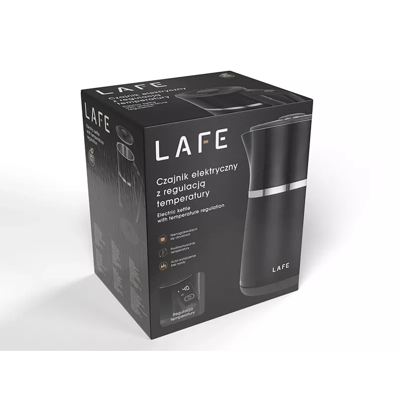 Electric kettle LAFE 1.7L 2200W black