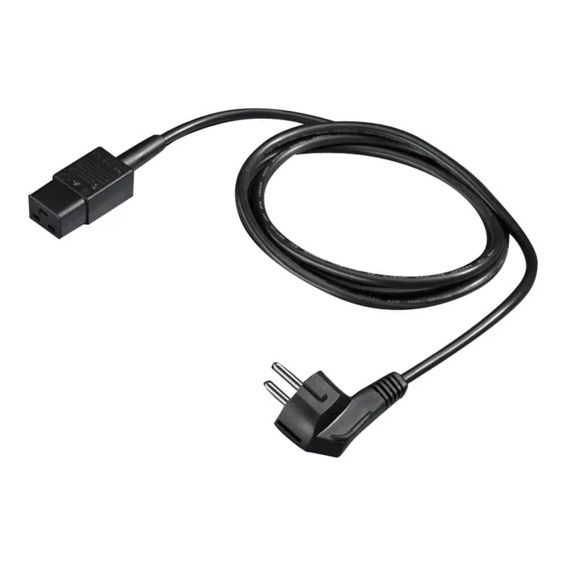 Power plug type F Rittal DK 7200.216 Black 1.8 m