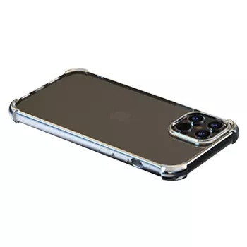 Soft case Devia for iPhone 12 Pro Max — shockproof glitter silver