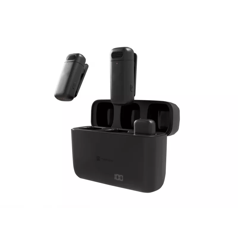 NATEC Hopper Black Lavalier/Lapel microphone