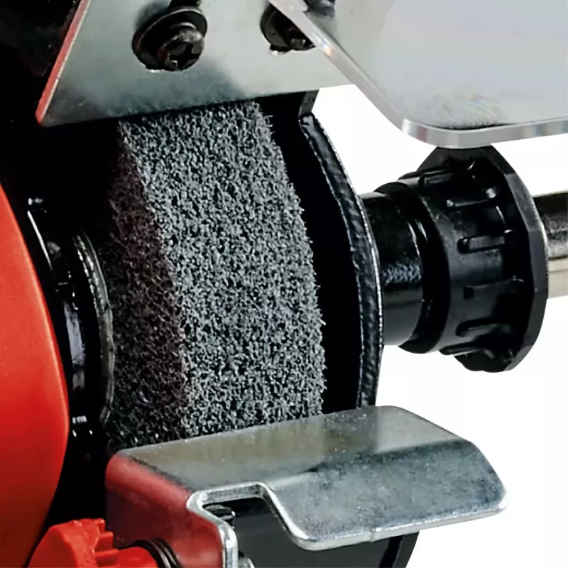 Bench Grinder TC-XG 75 Kit (Red/black, 150 Watt, comprehensive accessory kit for polishing and grinding work)