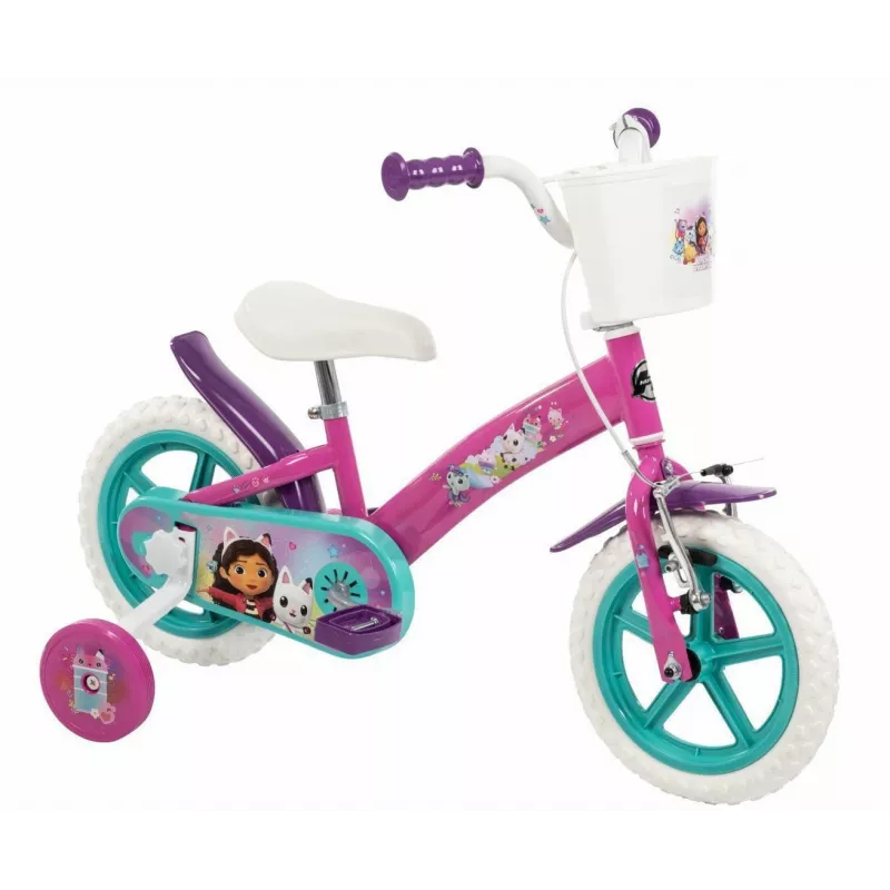 Children's bicycle HUFFY GABBI 12 inch wheel, pink, coaster brake, training wheels, foam tires