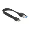 DELOCK USB 3.2 Gen 1 (3.1 Gen 1) 4-port Hub with Type-A + Type-C Host (5000 Mbit/s) Black/Transparent