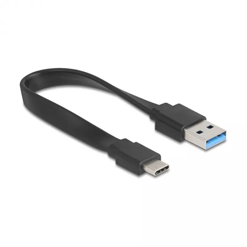 DELOCK USB 3.2 Gen 1 (3.1 Gen 1) 4-port Hub with Type-A + Type-C Host (5000 Mbit/s) Black/Transparent