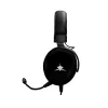 Gaming headset White Shark GH-2540 Elephant Black with RGB lighting and detachable microphone