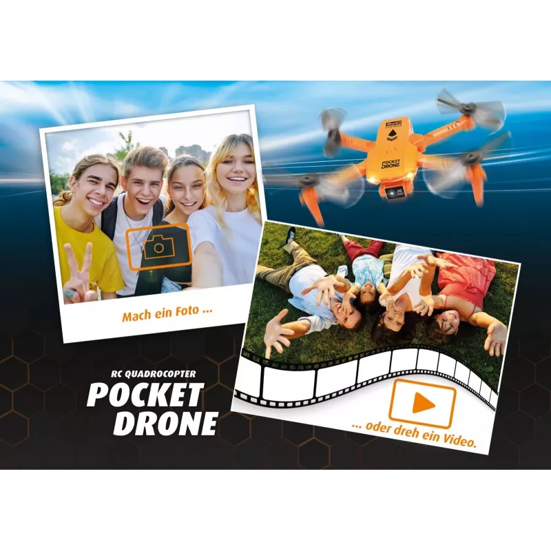 RC quadrocopter REVELL Pocket Drone 23810 — 2.4 GHz, 4-channel remote control