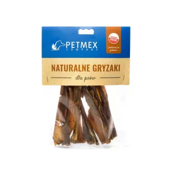 Dog treats PETMEX Roe deer skin 100 g — single-ingredient hypoallergenic chew, protein 88.2%, fat 4.15%