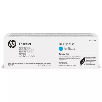 HP W2151XC Cyan Original Contract LaserJet Toner Cartridge
