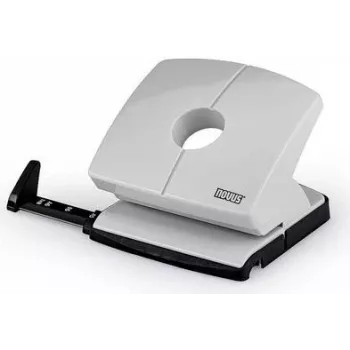 Paper punch NOVUS B220 — 20-sheet capacity, grey