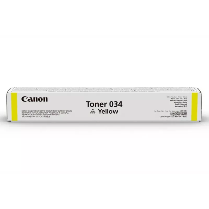 Canon 034 toner cartridge 1 pc(s) Original Yellow
