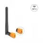Omnidirectional WiFi 6 Antenna DELOCK FAKRA M 2.4/5 GHz 2.5–3.0 dBi tilt joint black