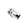 XSPC Connector straight G1/4 inch AG to 13mm ID - chrome Silver