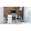 Computer desk top e shop LIMA LEWE BIEL MAT — straight rectangular particle board, 980×510×760 mm
