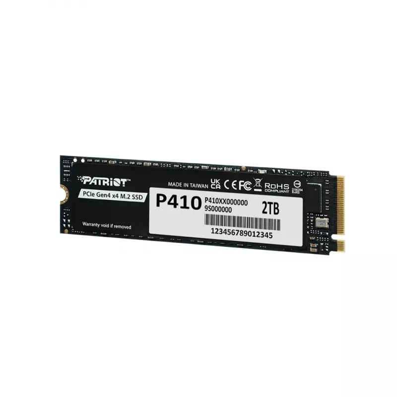Solid State Drive PATRIOT P410 2 TB M.2 NVMe, 2000 GB, M.2 form factor