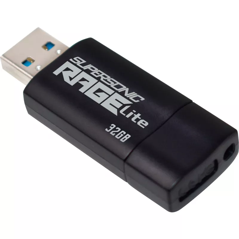 Patriot Memory Supersonic Rage Lite USB flash drive 32 GB USB Type-A 3.2 Gen 1 (3.1 Gen 1) Black, Blue