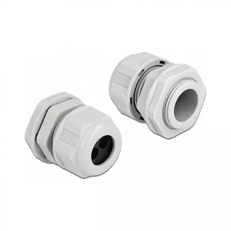 Cable Gland DeLOCK 60370 Grey Plastic 2 pc(s)