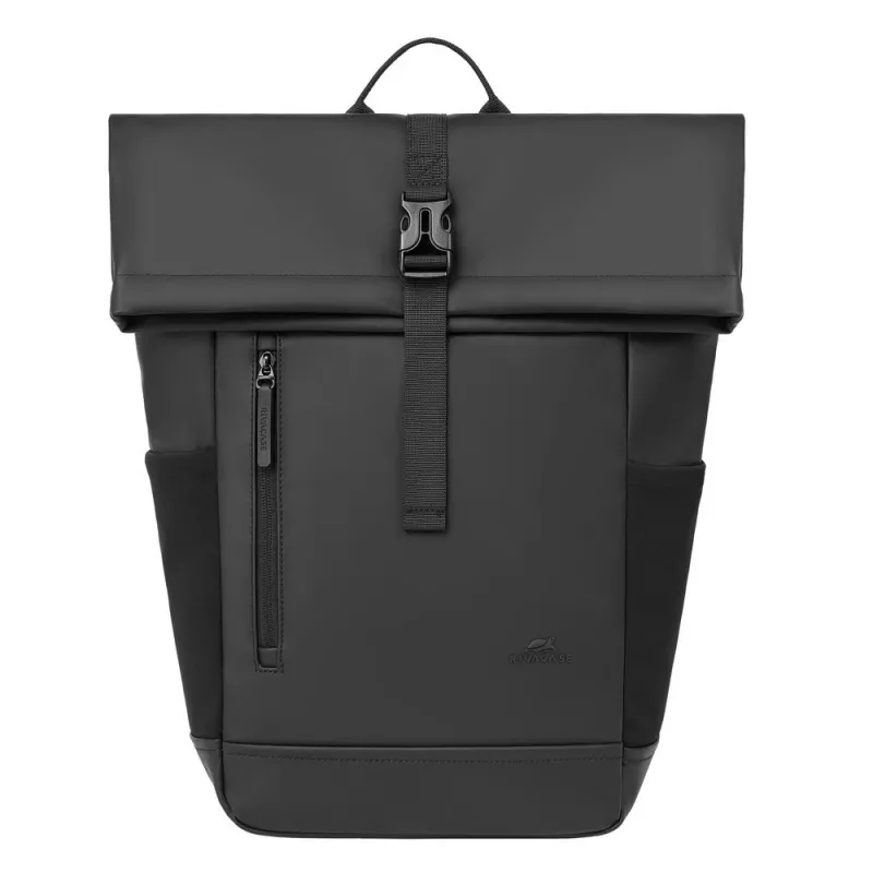 Backpack Rivacase 7826 Eden 14 ECO black roll-top for 14-inch laptops