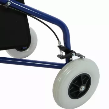 Tricycle walker REHA FUND RF-611 Barcelona, steel frame, foldable, adjustable height 82–97 cm, max load 110 kg, lockable wheels, basket
