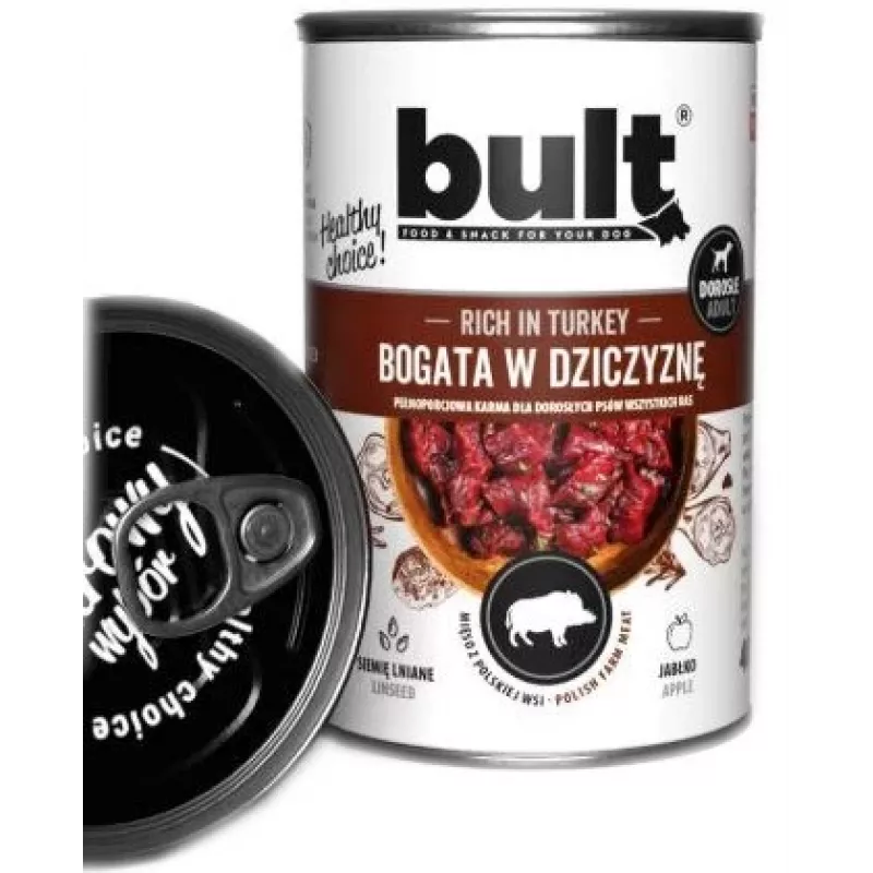 BULT Rich in game - Wet dog food - 800 g