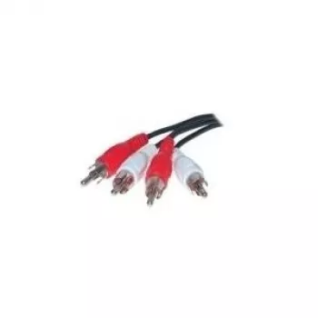 shiverpeaks BASIC-S 2x RCA - 2x RCA 5.0m - 2 x RCA - Male - 2 x RCA - Male - Nickel - Black - Red - White (BS40105)