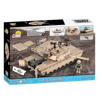 Construction Set bricks Cobi M1A2 Abrams 1025 pieces model CO BI-2632