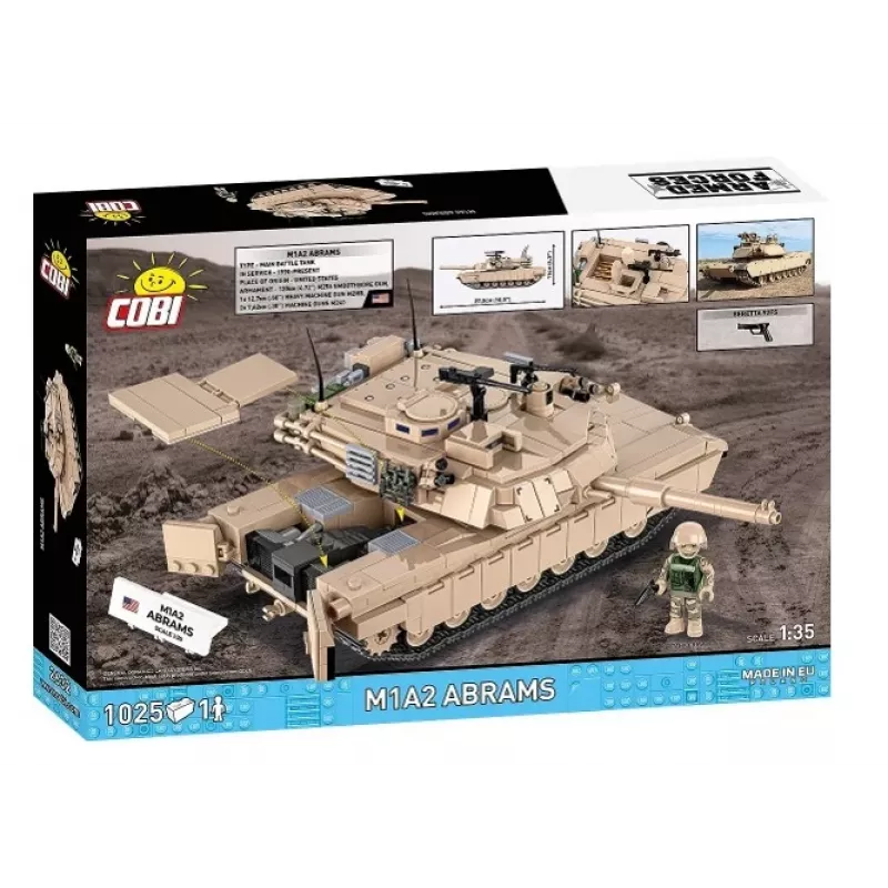 Construction Set bricks Cobi M1A2 Abrams 1025 pieces model CO BI-2632