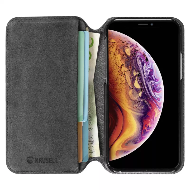 Cover Krusell Broby iPhone 11 Pro Max 16.5 cm Black