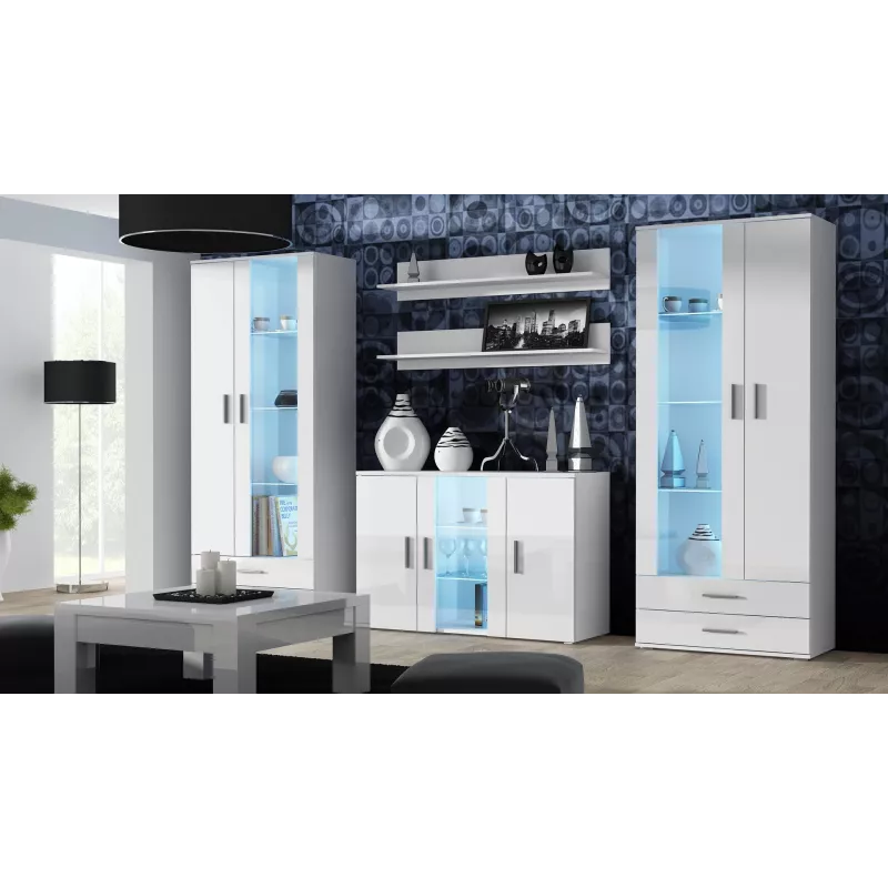 Cama sideboard 120 cm SOHO S7 white/white gloss