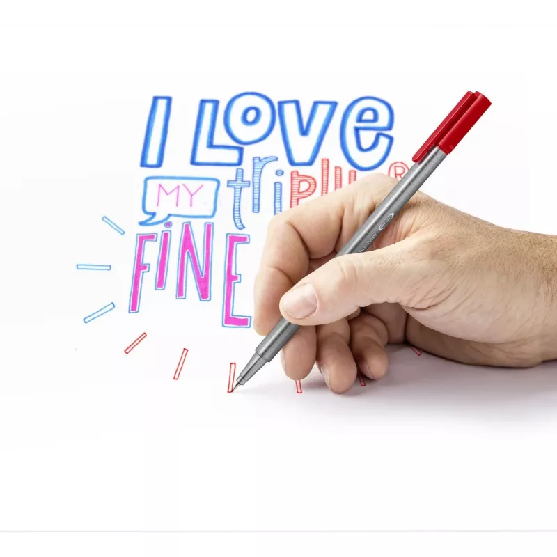 Fine Liner Pen Staedtler Triplus 334 R-3BK4 Blue 4 pcs