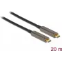 USB Cable DeLOCK 84122 20m USB 3.2 Gen 1 USB C Black