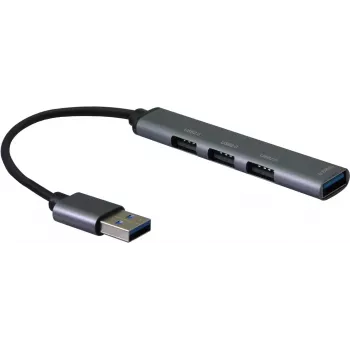 STANDARD USB 3.0 Hub, USB-A Connector, 4x USB-A Ports (3x USB 2.0 + 1x USB 3.2 Gen1) (S3018)