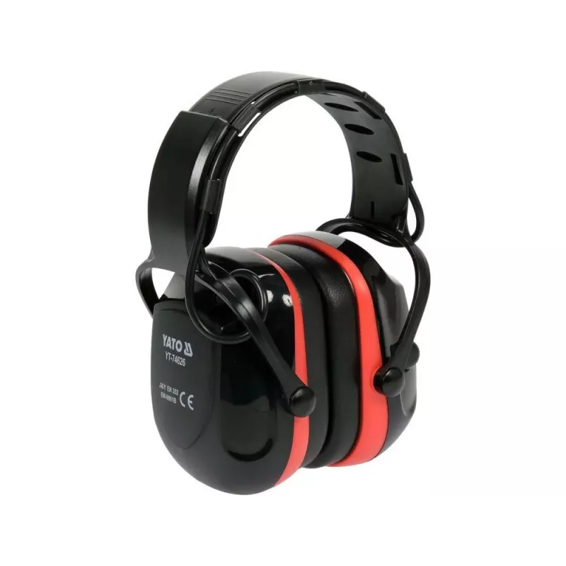 Hearing protection headphones YATO YT-74626, PVC construction, Lithium‑Polymer battery, 348 g