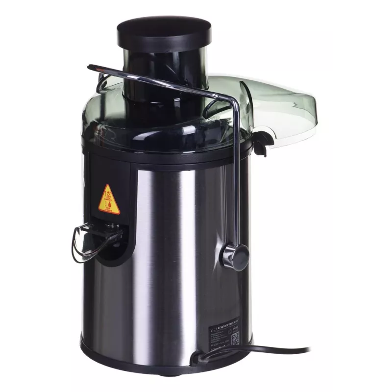 Juice maker ESPERANZA EKJ002 — 500 W, 0.45 L juice container, 1.5 L pulp bin, stainless steel/black