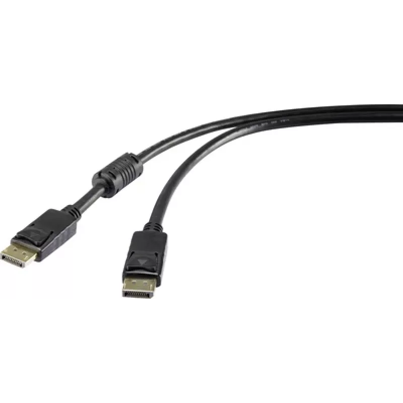 DisplayPort cable Renkforce 1409674 — 50 cm, Digital Video, DisplayPort 1.2