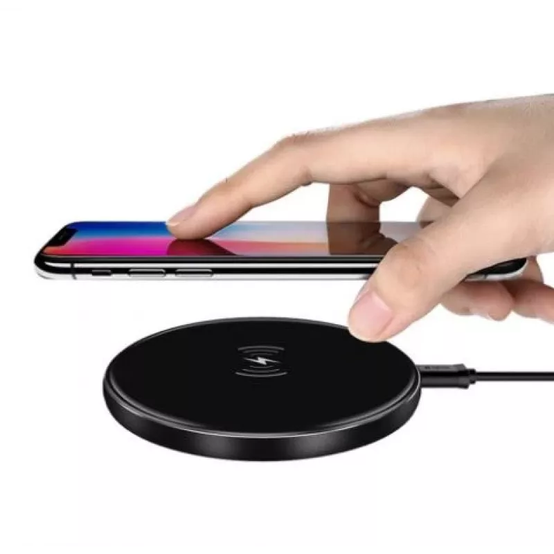 Wireless charger Devia Aurora Series Ultra-slim V2 10W — Black
