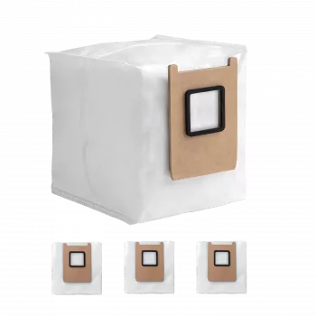 Dust bag for Eufy robot vacuum T29YQA20 — pack of 3, brown/white