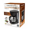 Drip coffee maker ESPERANZA EKC005 — 1.8 L water tank, black, 950 W