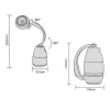 Rechargeable LED camping lamp MACLEAN MCE298 3W portable, USB-powered, compact