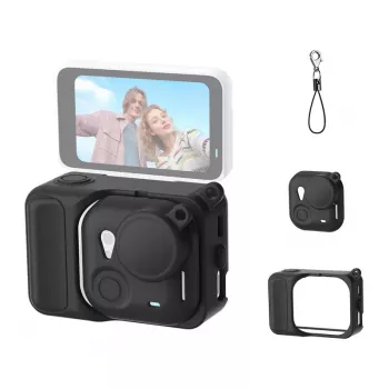 Silicone protective case Puluz for Insta360 Go Ultra (Black)