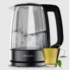 Cecotec Kettle | ThermoSense 340 Clear | Electric | 2200 W | 1.7 L | Glass | 360° rotational base | Clear